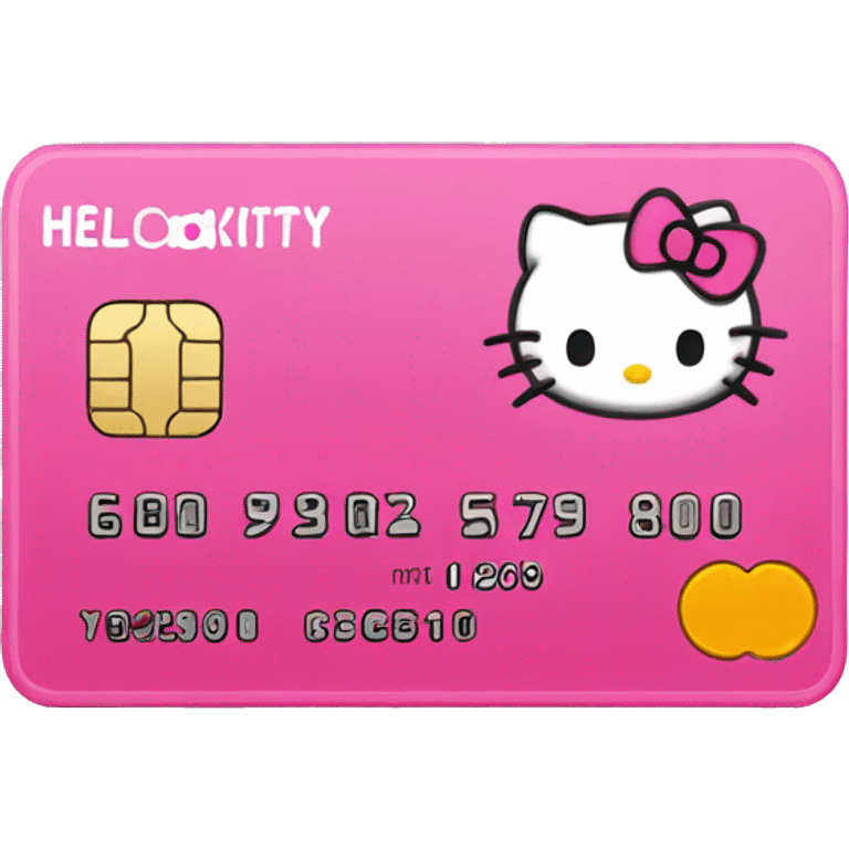 hello kitty credit card emoji