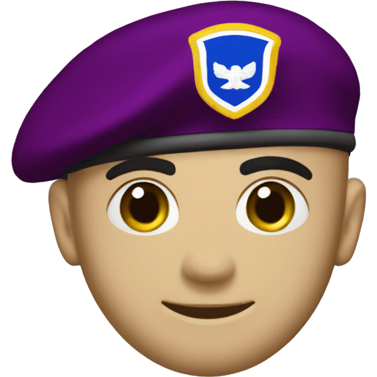 U.S. Army 82nd Airborne Division beret emoji