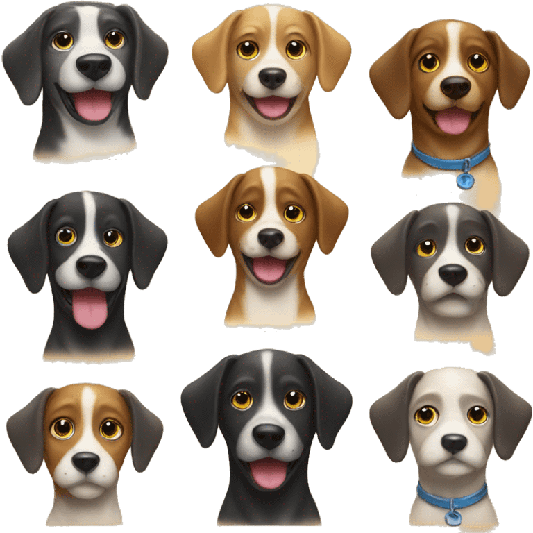 Dog game show emoji