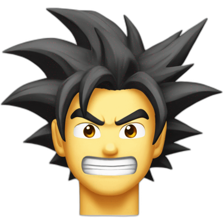 Sangoku super saiyan emoji