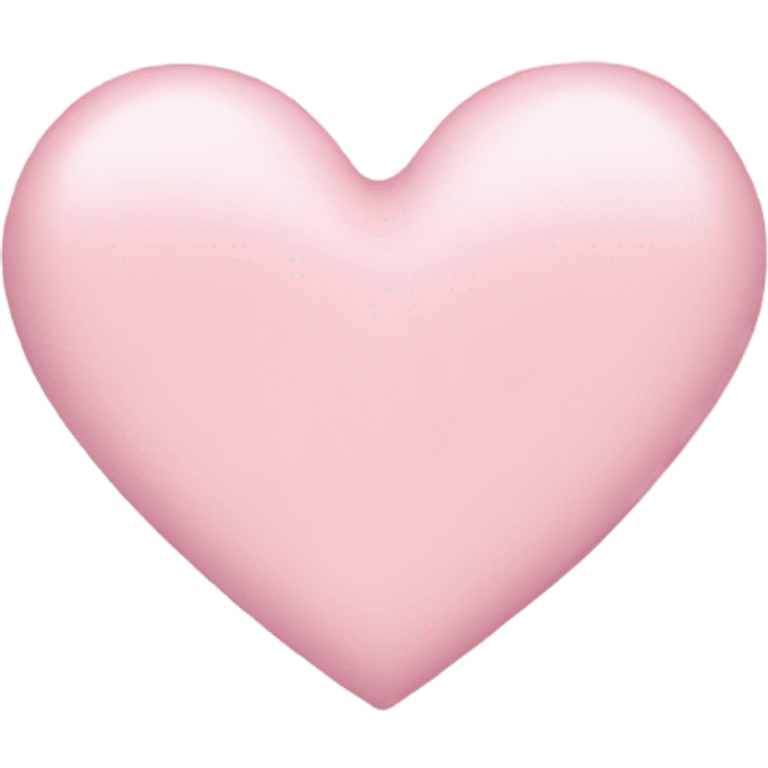 Light pink heart  emoji