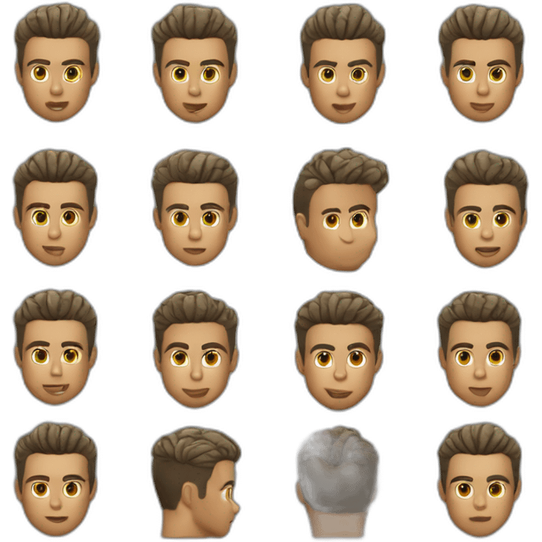 Ronaldo nodule hair emoji