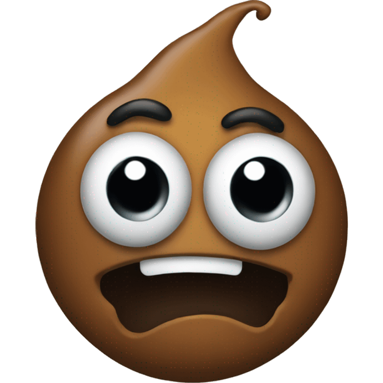 Freaky poop emoji emoji