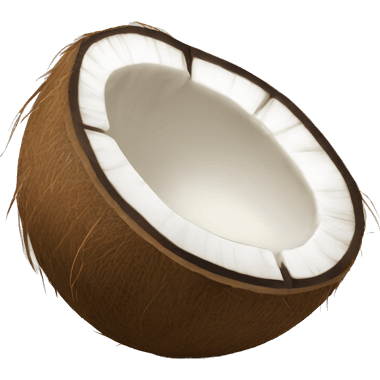 open coconut emoji