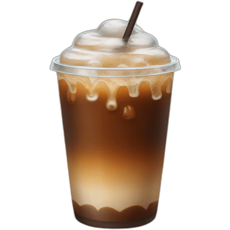 Iced coffee  emoji