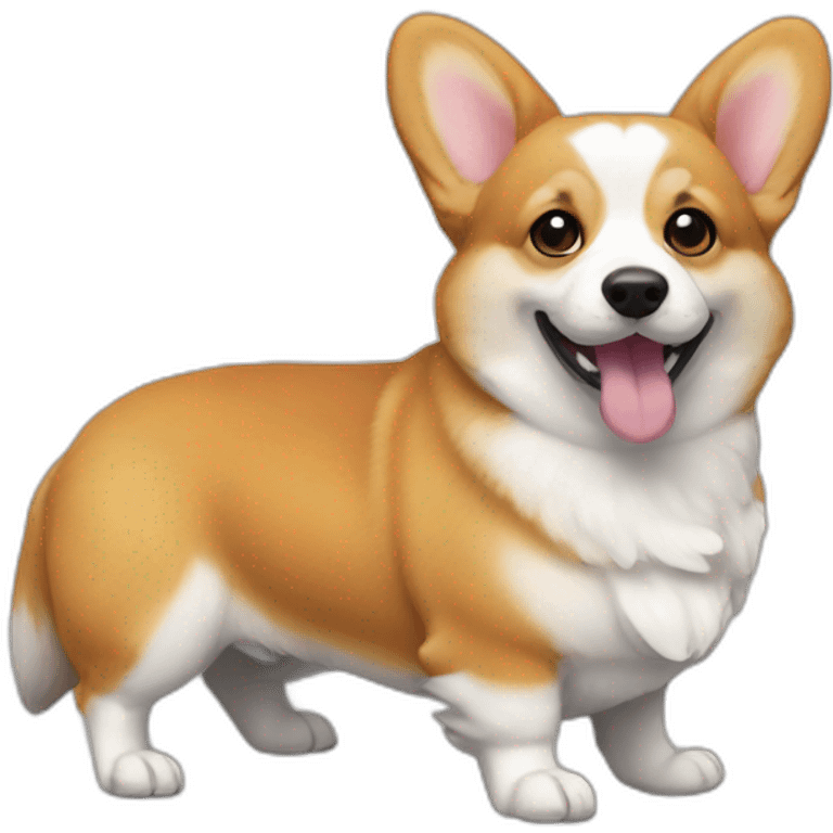 round corgi emoji