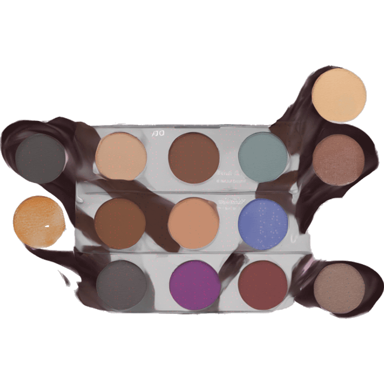 eye shadow pallet  emoji