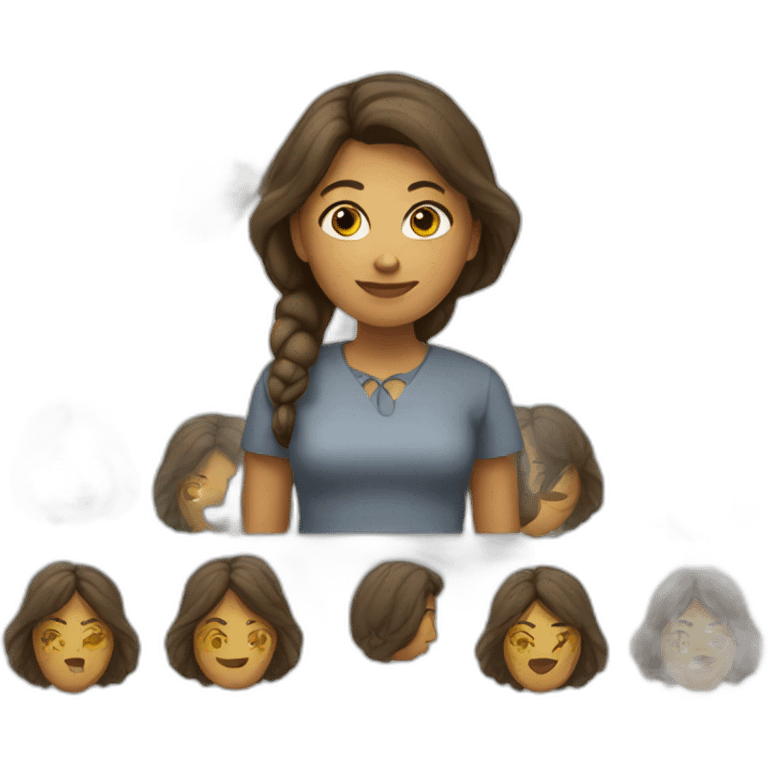 Dutch woman emoji