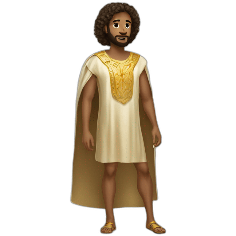 just radiant high-fashion tunic of the Biblical times emoji