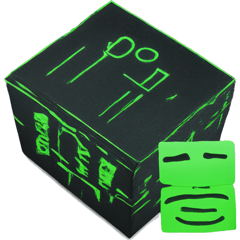 neon green lp vinyl emoji