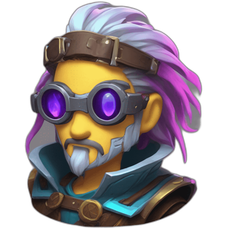 bard from league of legend cyberpunk 4k emoji