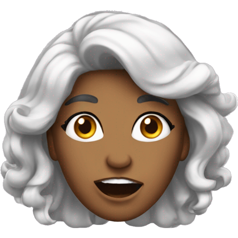 Crazy diva emoji