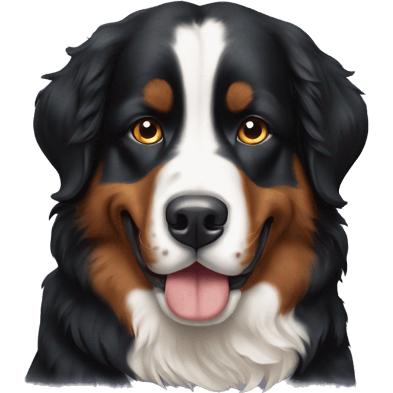 Bernese mountain dog emoji