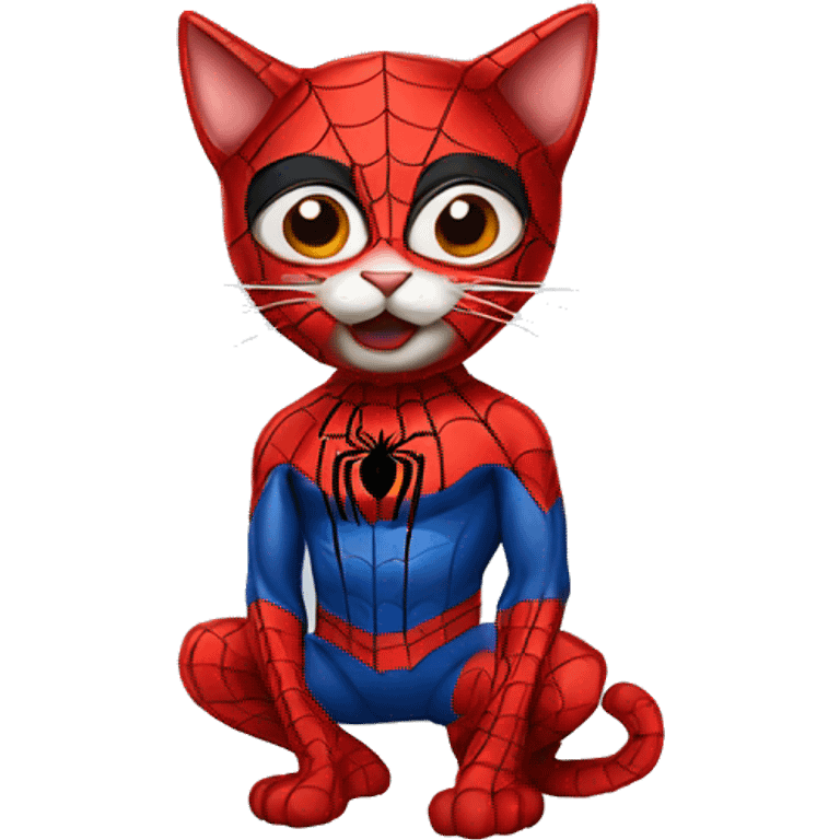 cat spiderman emoji