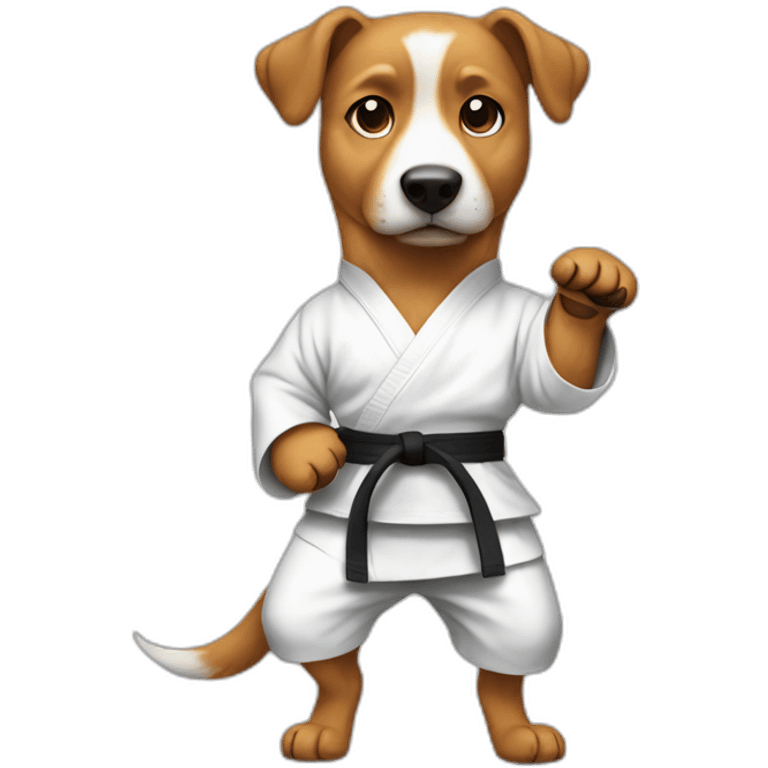 dog-karate emoji