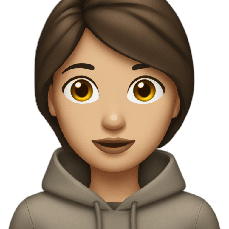 brunette-woman emoji