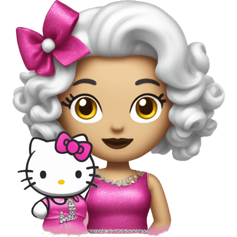 Hello kitty drag queen  emoji