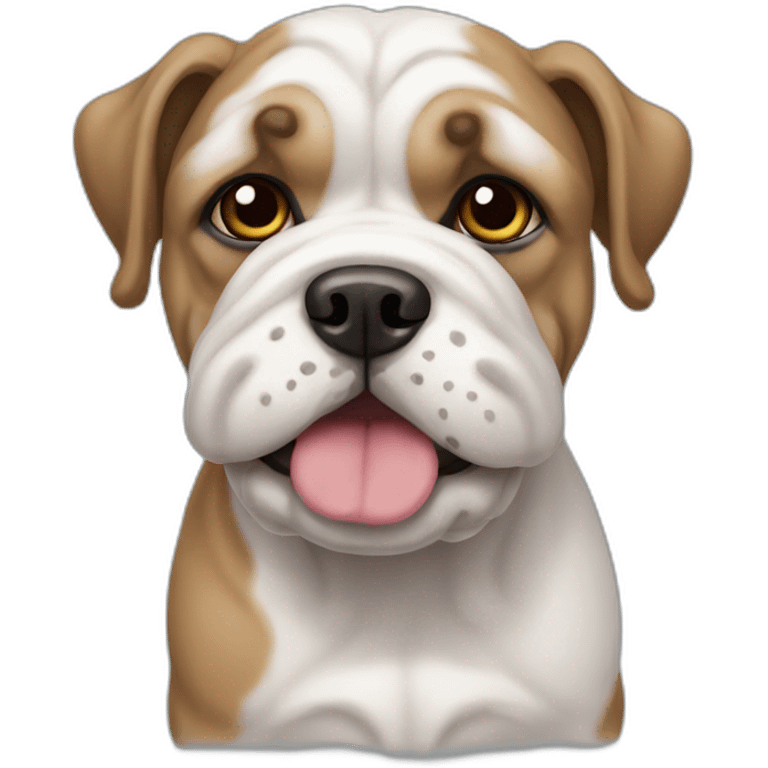 English Bulldog Poodle Mix emoji