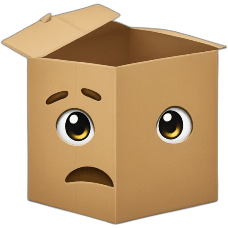 sad empty box emoji