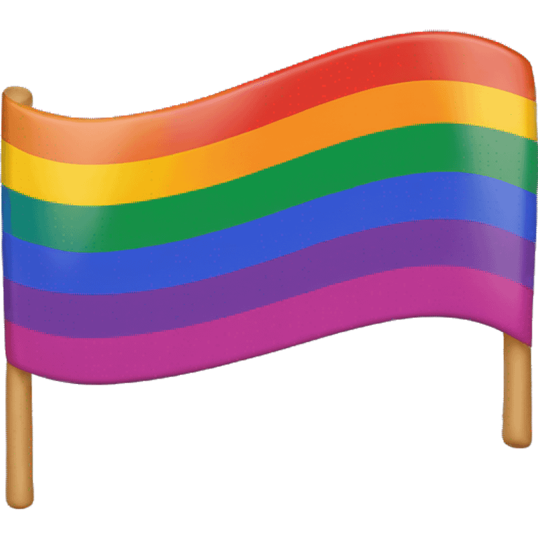 lgbt flag with a question mark emoji