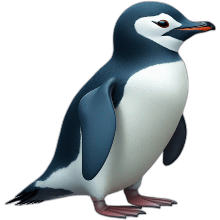 kawaï blue penguin emoji