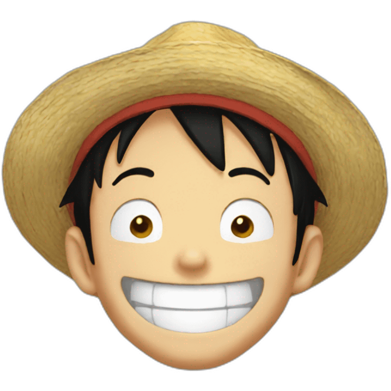 luffy laughing emoji