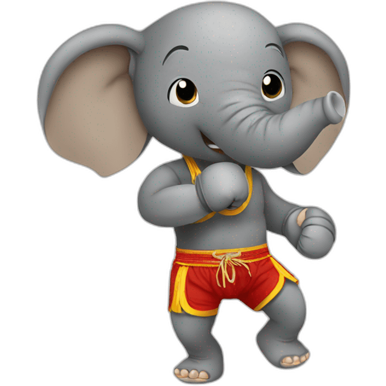 Elephant muay thai  emoji