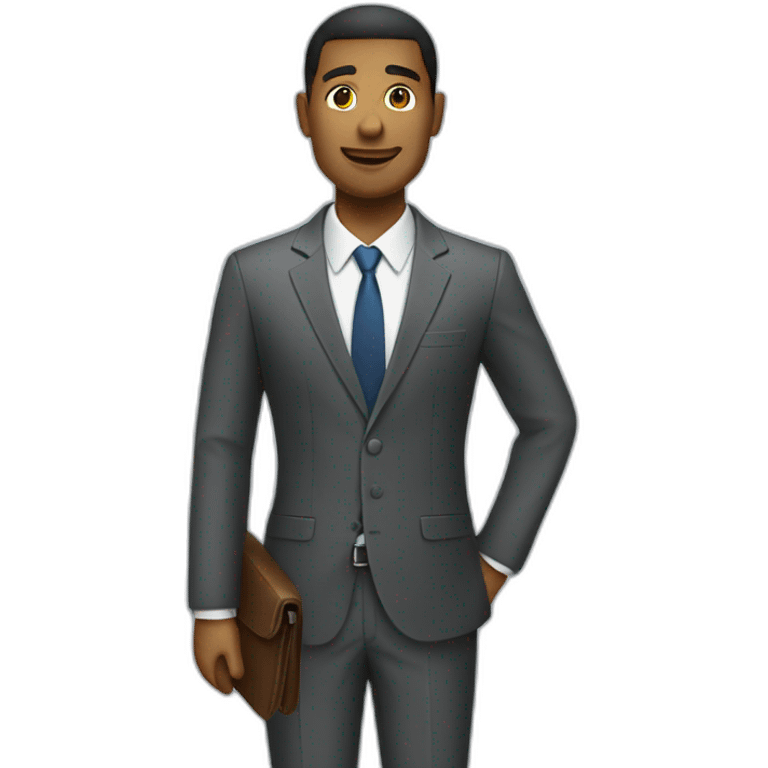 a business trip man emoji