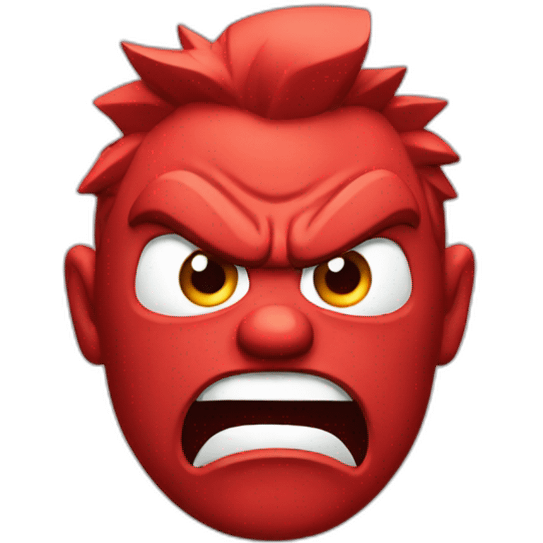 angry red 3d emoji