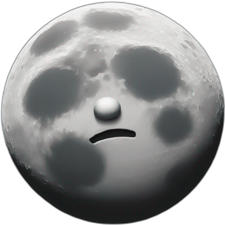 The moon emoji