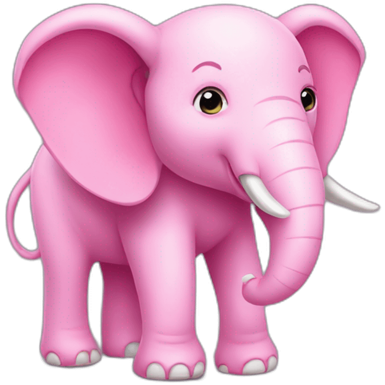 Pink Elephant emoji