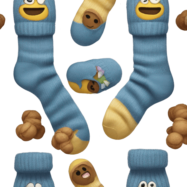 cozy socks emoji