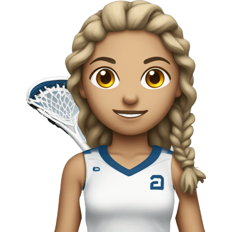 Girl lacrosse player emoji