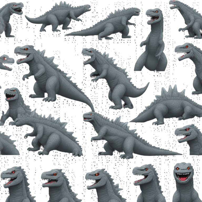 godzilla on black supra emoji