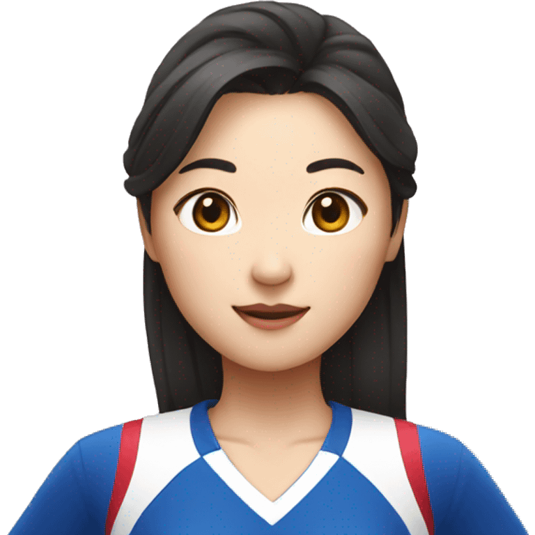 korean cheerleader standing emoji