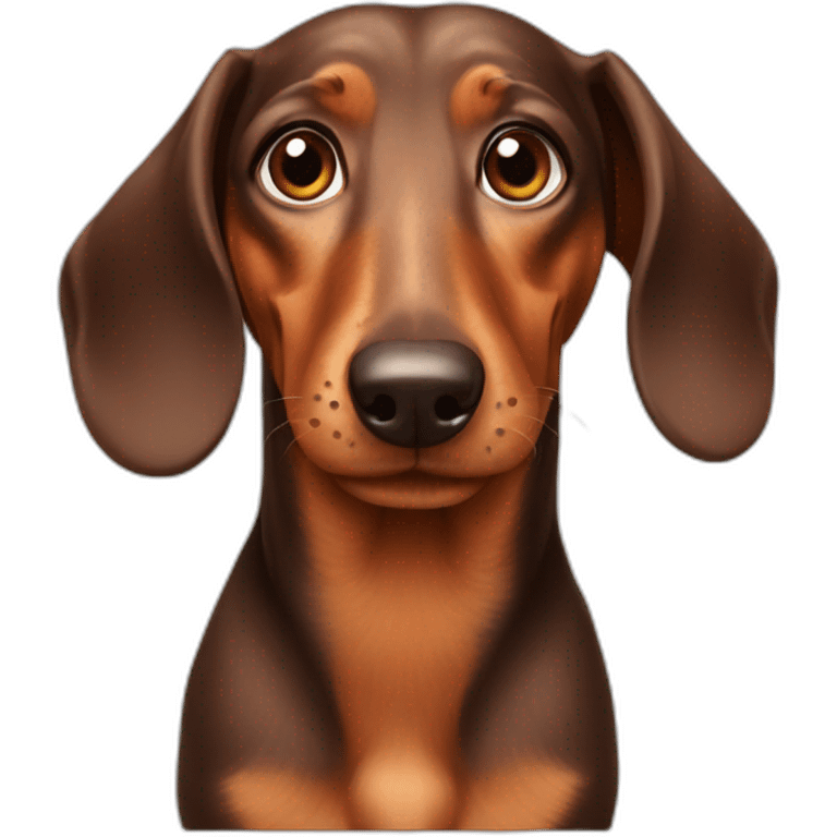 dachshund dog emoji