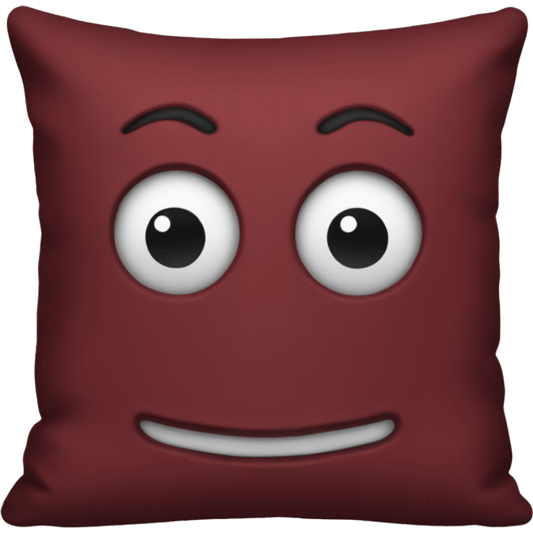 Dark Red pillow emoji