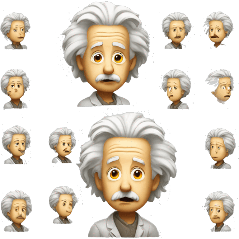 einstein confused emoji