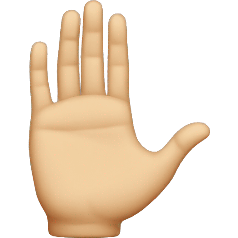 U shape hand emoji