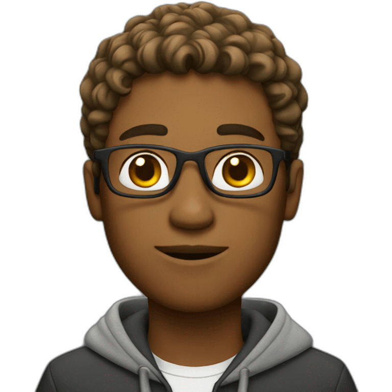 Guy university student emoji