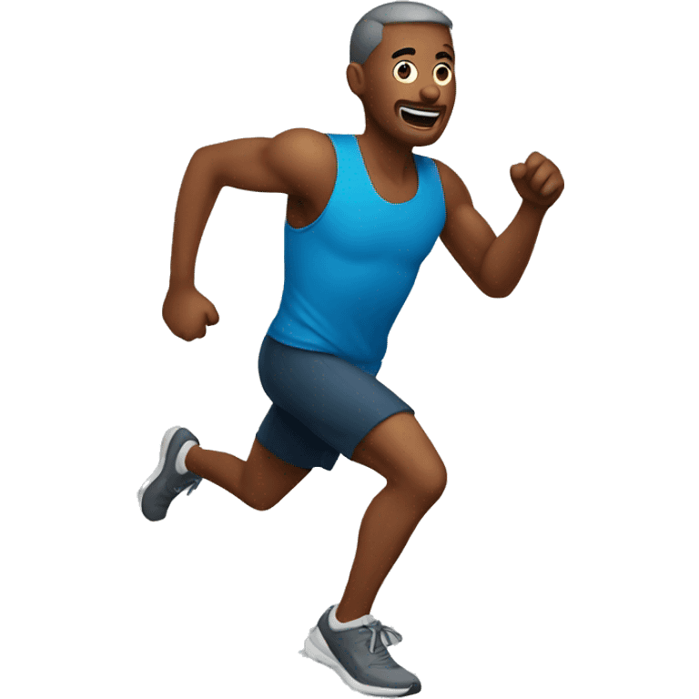 Man running emoji