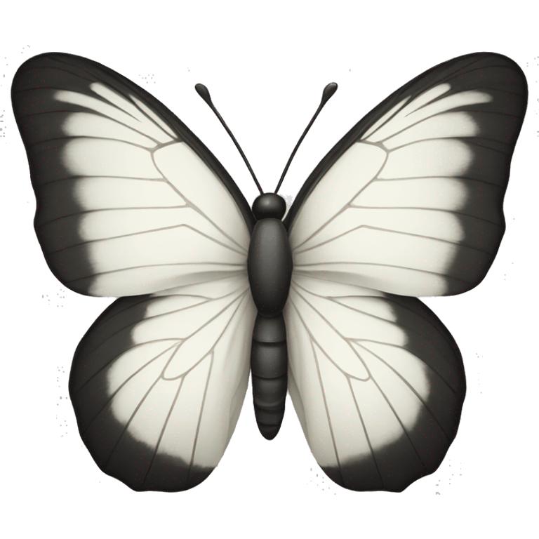 white butterfly  emoji