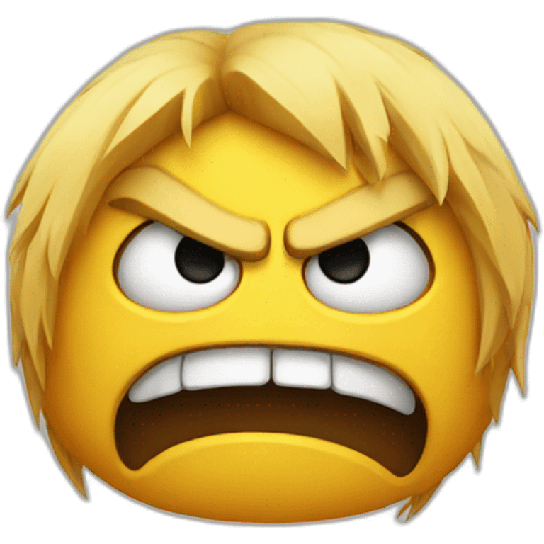 Angry iphone emoji