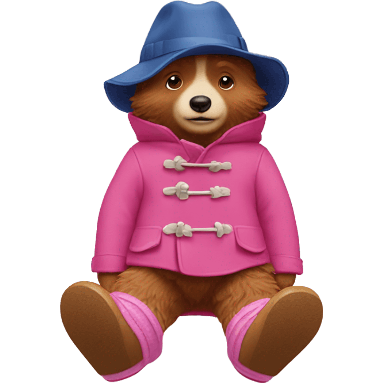 Paddington wearing pink uggs emoji