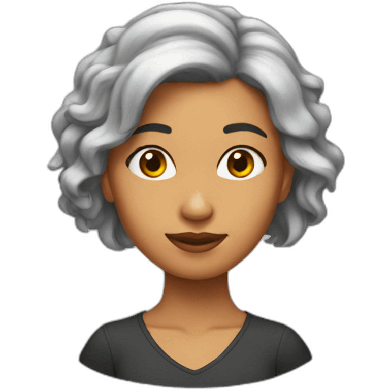 chica de pelo rojo emoji