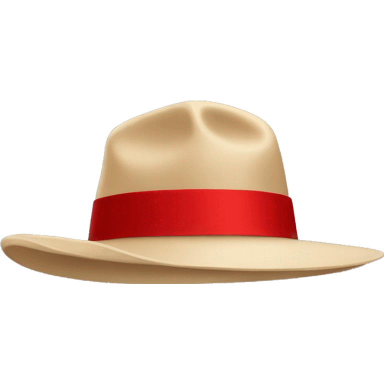 hat with red band   emoji