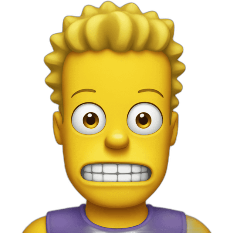 Bart Simpson Face Emoji emoji