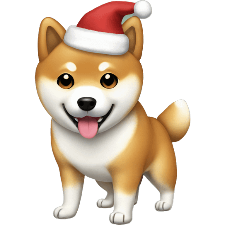 Christmas Shiba Inu  emoji