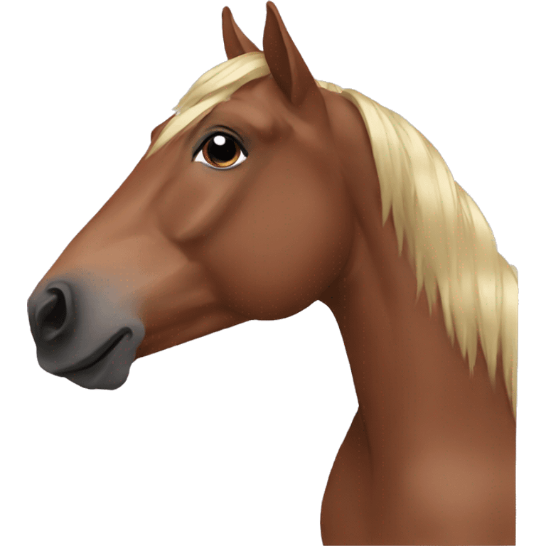 horse with nailpolish emoji