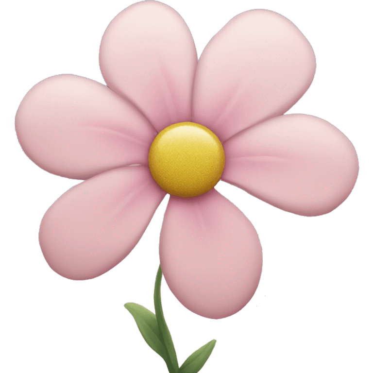 light pink flower with sky in the background  emoji